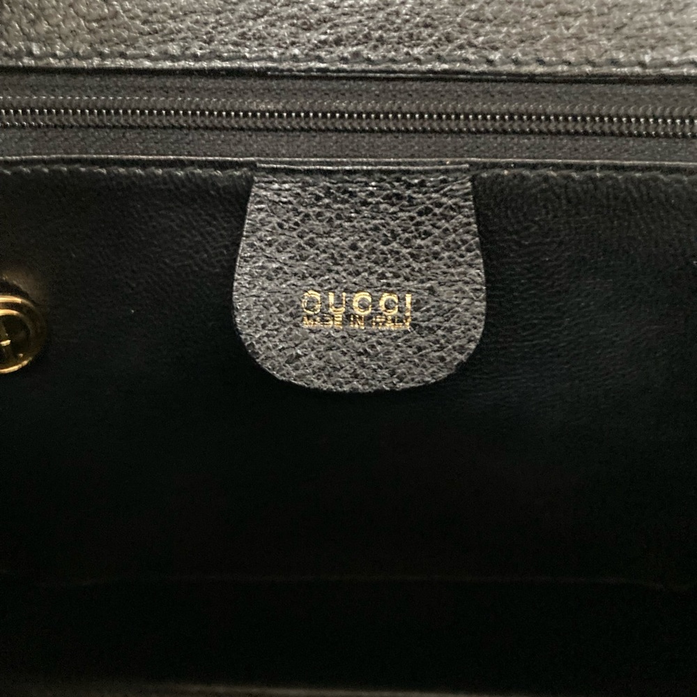 Pre-Loved Authentic Vintage Gucci Leather Handbag - Picture 9 of 9